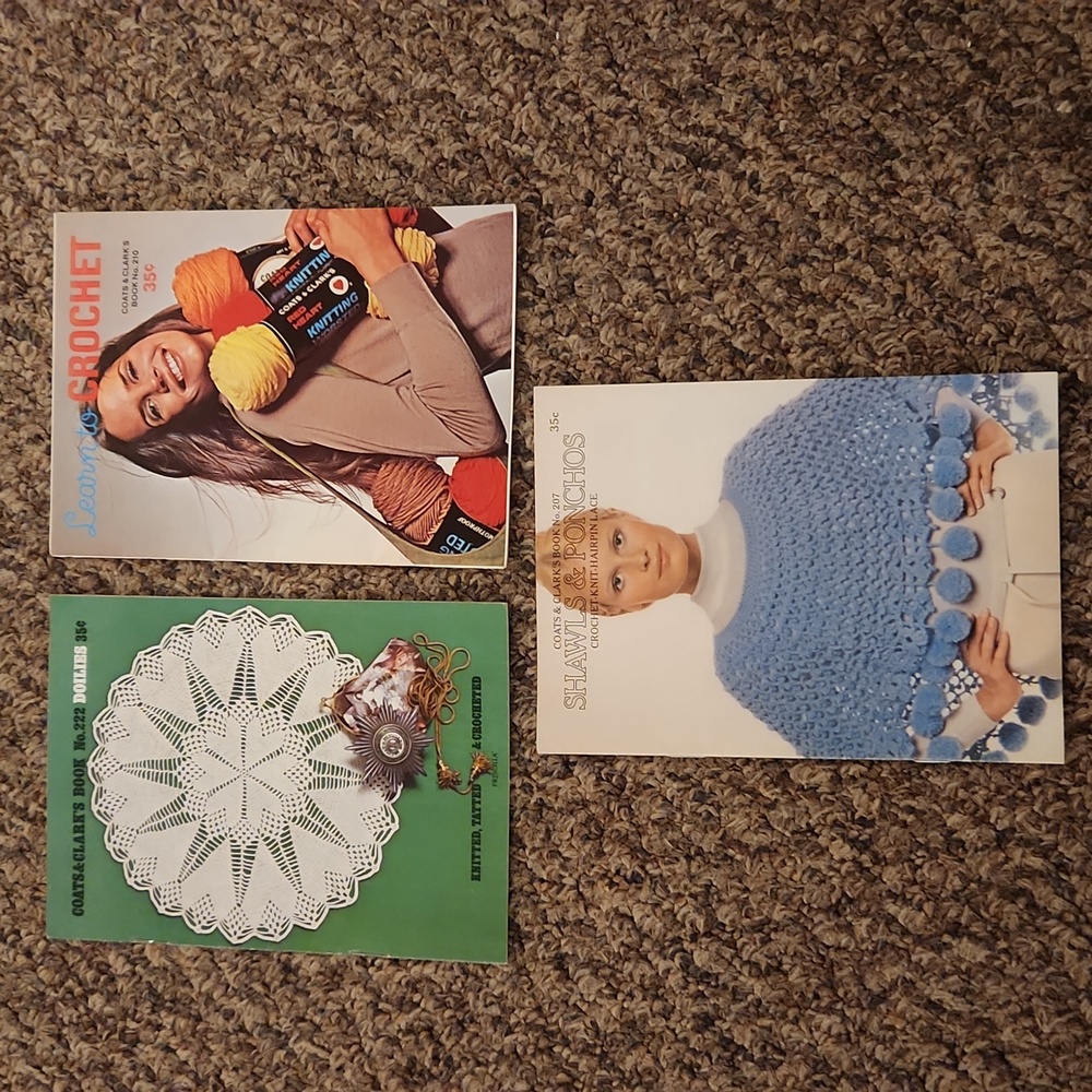 Vintage 1970s Coats & Clark Booklets
